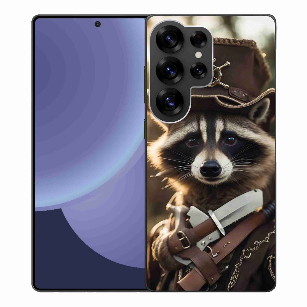 Gelový kryt mmCase na Samsung Galaxy S25 Ultra - mýval v uniformě