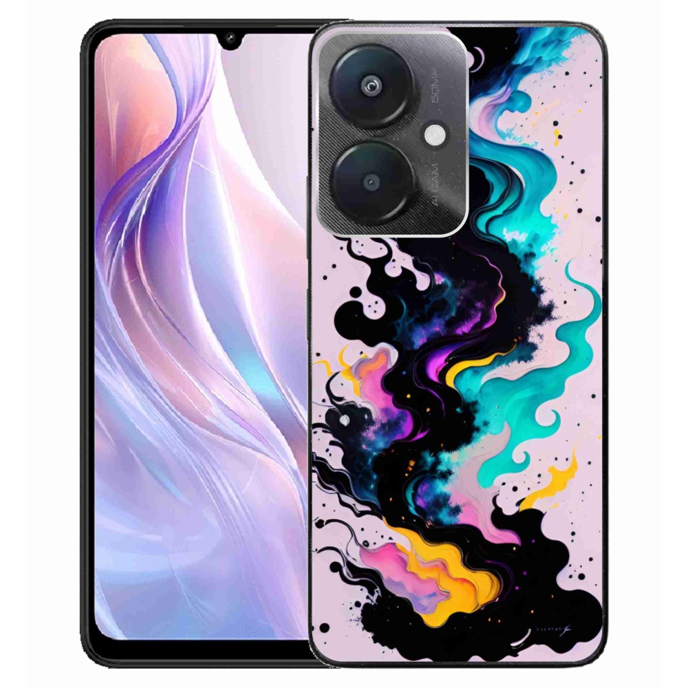 Gelový kryt mmCase na Xiaomi Redmi 13C 5G - abstraktní motiv 4