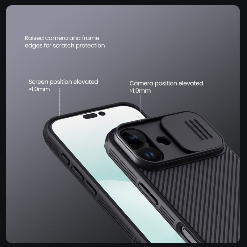 Nillkin CamShield PRO Zadní Kryt pro Apple iPhone 17 Black