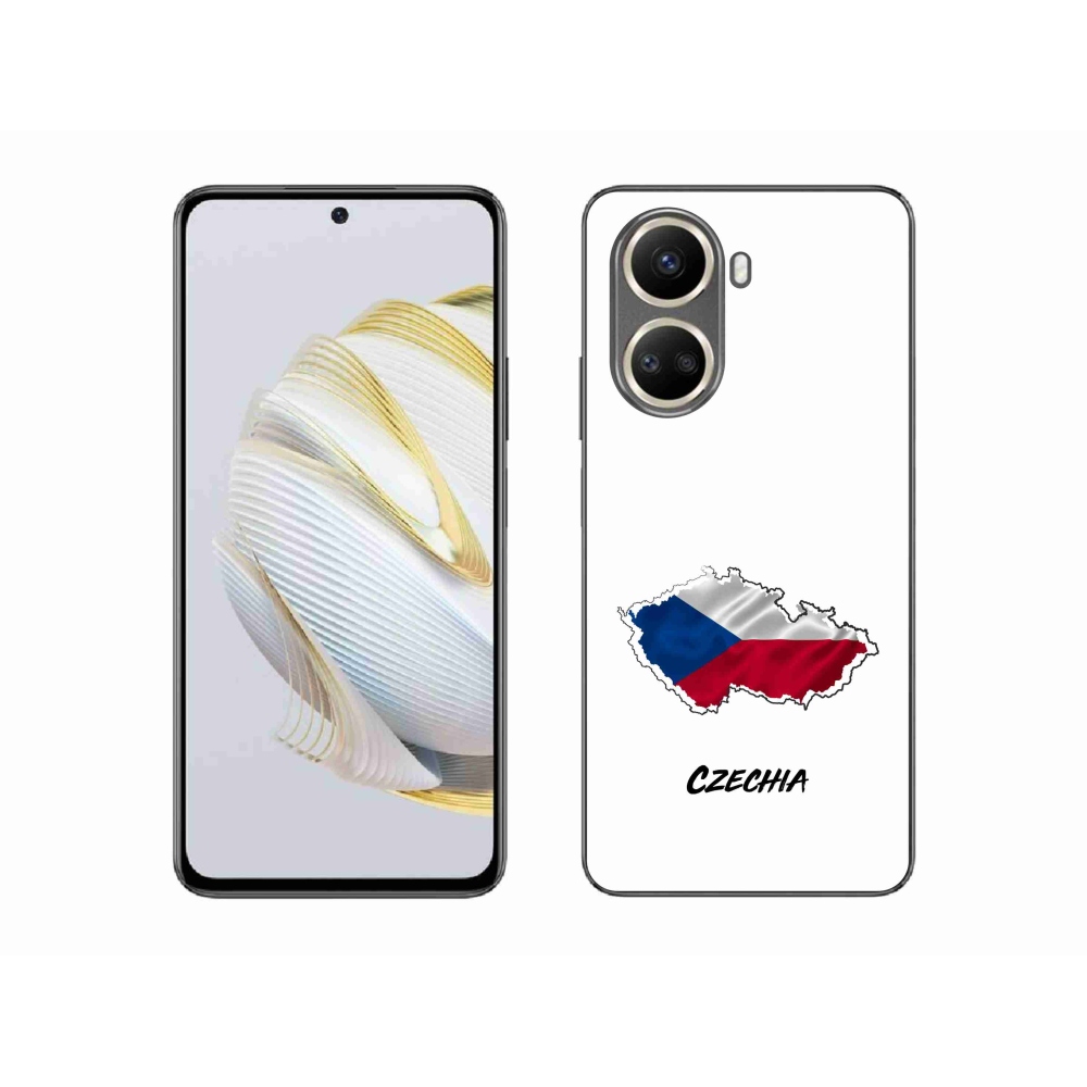 Gelový kryt mmCase na Huawei Nova 10 SE - Czechia bílé pozadí