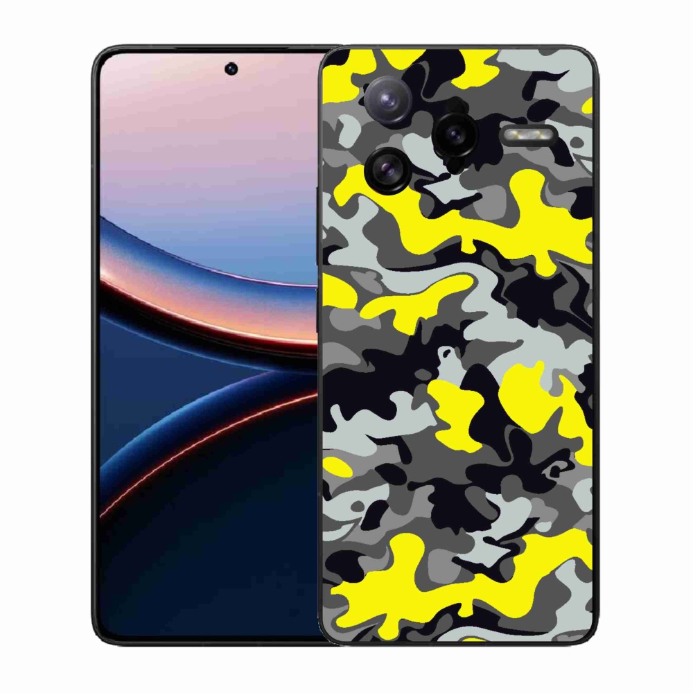 Gelový kryt mmCase na Xiaomi Poco F7 Ultra - maskáčový vzor 6