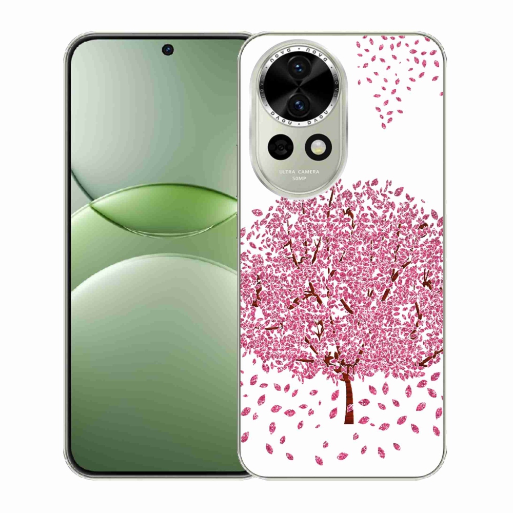 Gelový kryt mmCase na Huawei Nova 13 5G - kreslený strom s listy