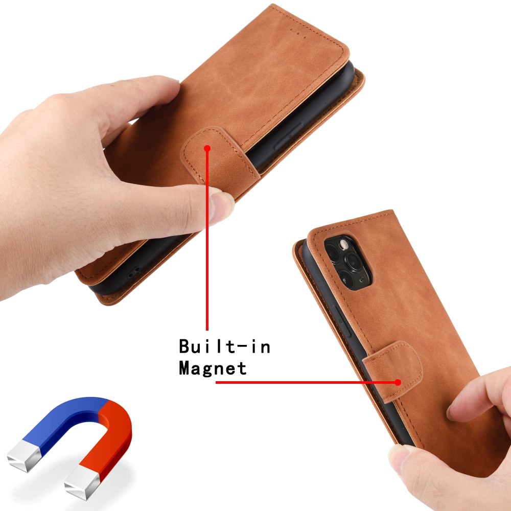 Feel knížkové pouzdro na Realme 8/8 Pro - hnědé