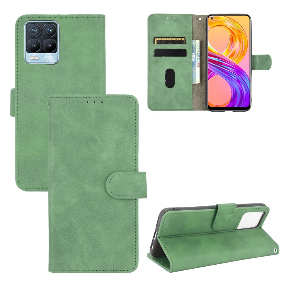 Feel knížkové pouzdro na Realme 8/8 Pro - zelené