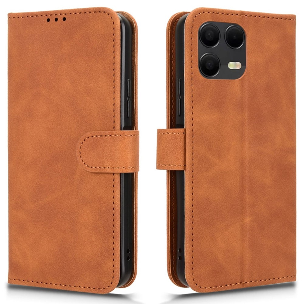 Feel knížkové pouzdro na T-Mobile T Phone 3 Pro - hnědé