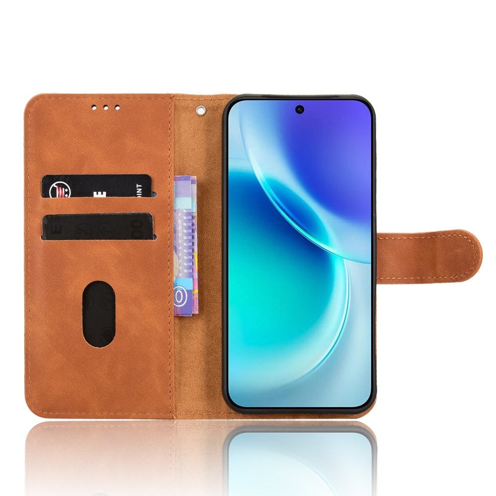 Feel knížkové pouzdro na Vivo X300 5G - hnědé