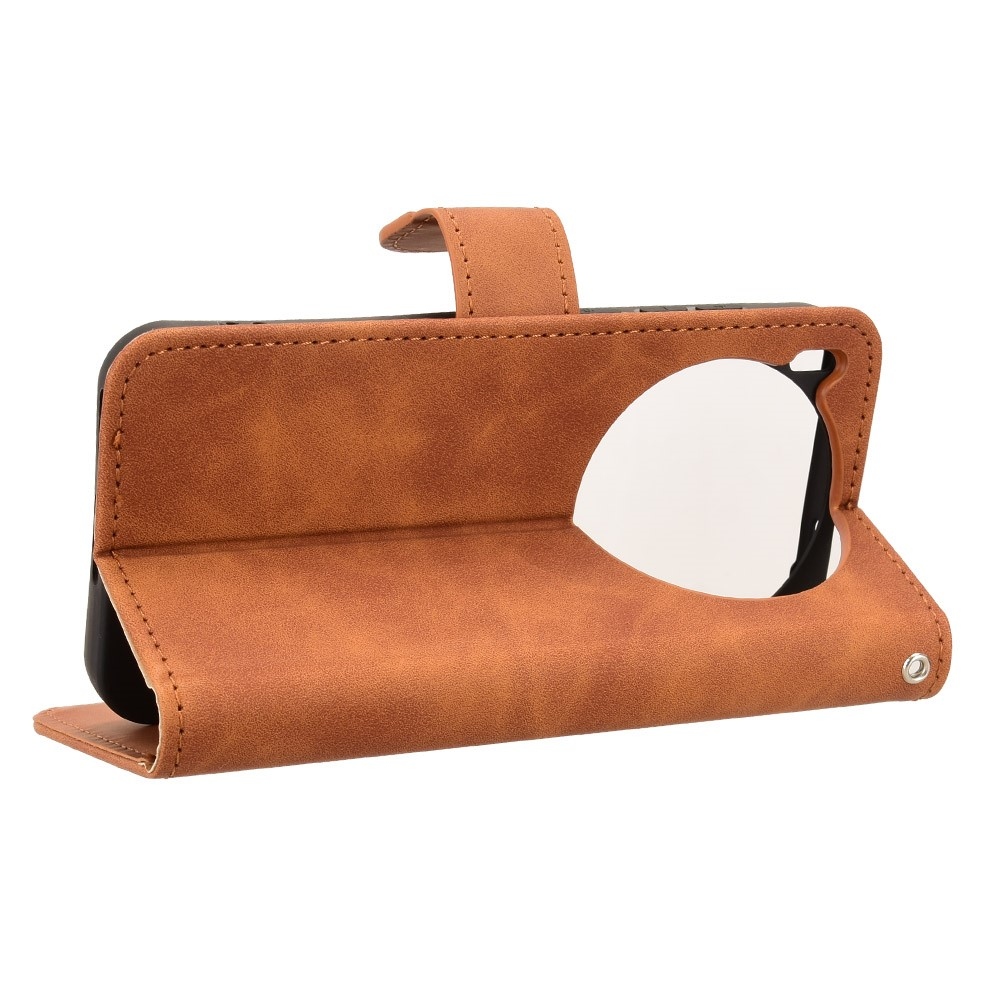 Feel knížkové pouzdro na Vivo X300 5G - hnědé