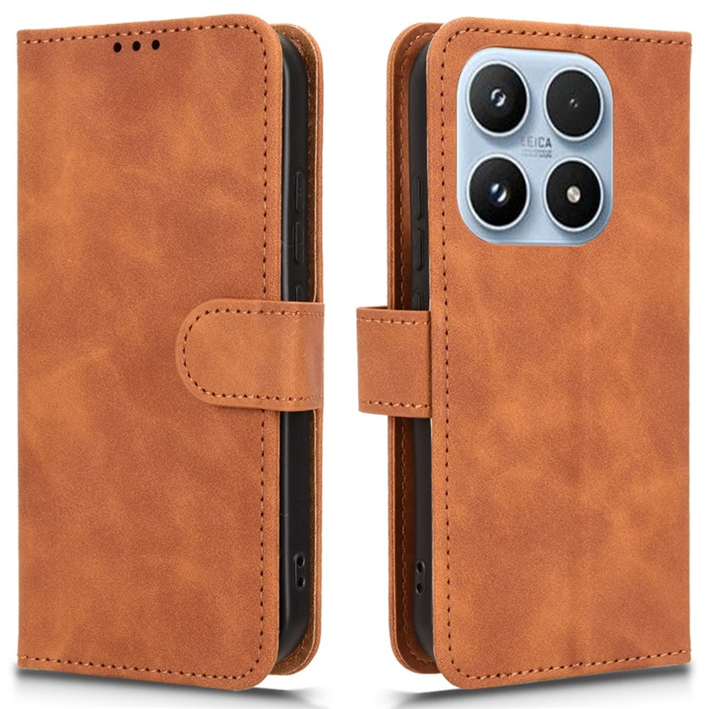 Feel knížkové pouzdro na Xiaomi 17 - hnědé