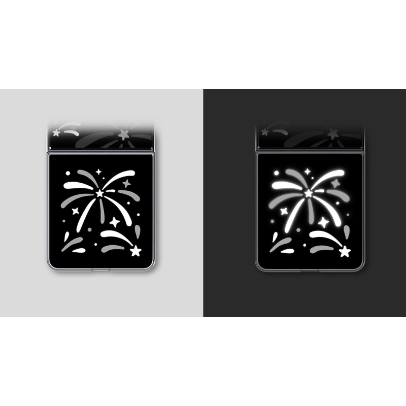 GP-FFF776CUB Samsung FlipSuit Fireworks Kryt pro Galaxy Z Flip 8