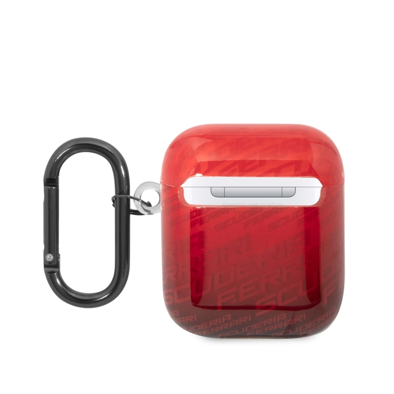 Ferrari Gradient Allover Pouzdro pro Airpods 1/2 Red