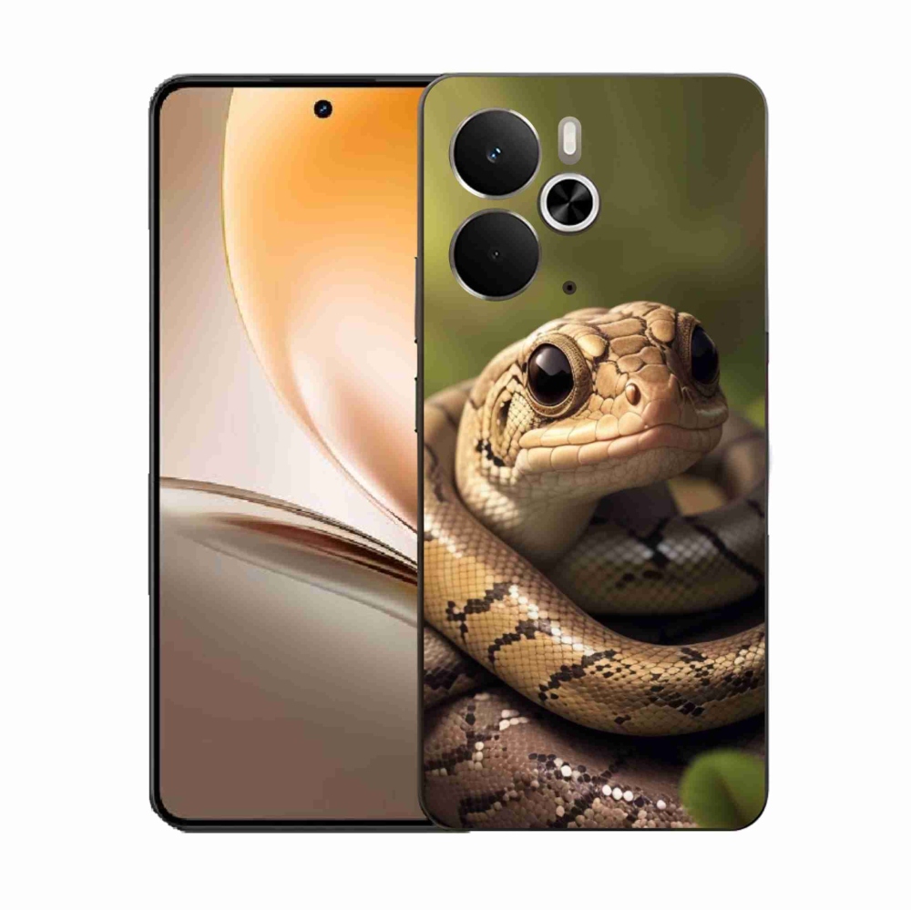 Gelový kryt mmCase na Realme 14 5G - had 1