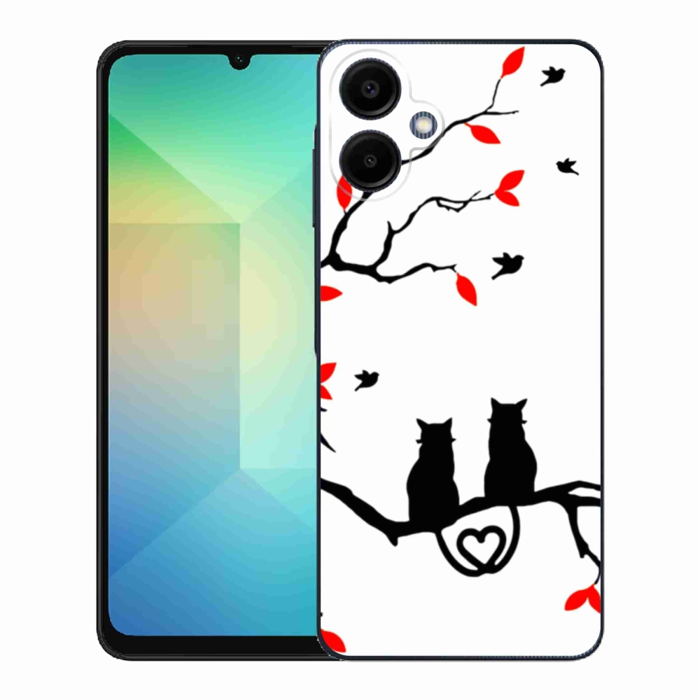 Gelový kryt mmCase na Samsung Galaxy A06 4G - kočičí láska
