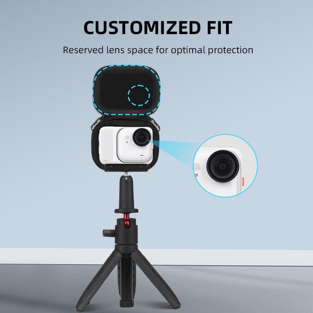 FLYMILE ochranné úložné pouzdro pro Insta360 GO Ultra s karabinou