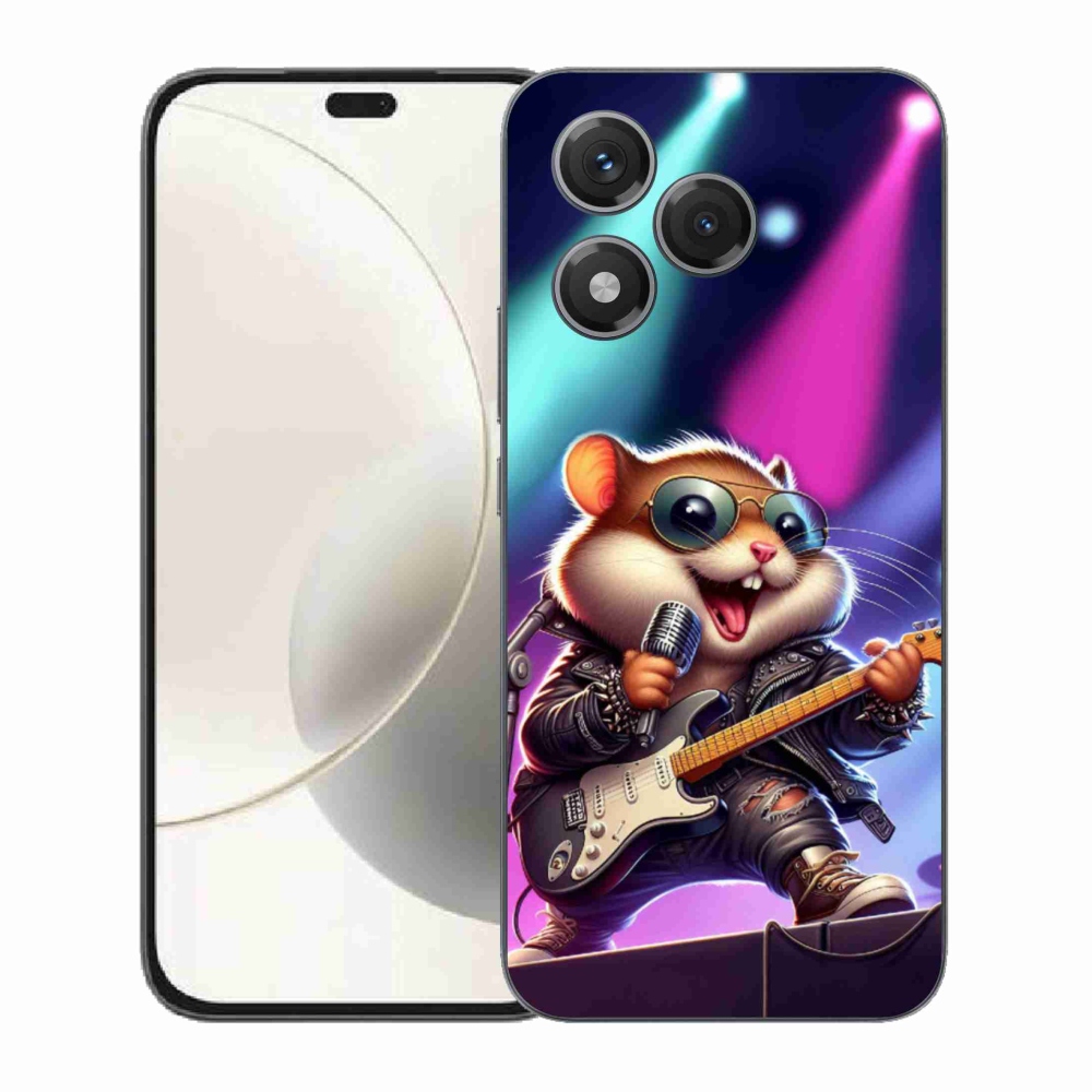 Gelový kryt mmCase na Honor 400 Lite - křeček rocker