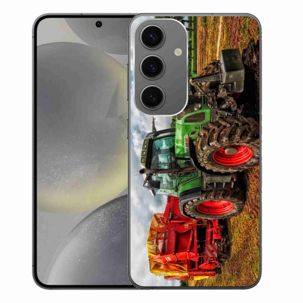 Gelový kryt mmCase na Samsung Galaxy S24+ - traktor 4