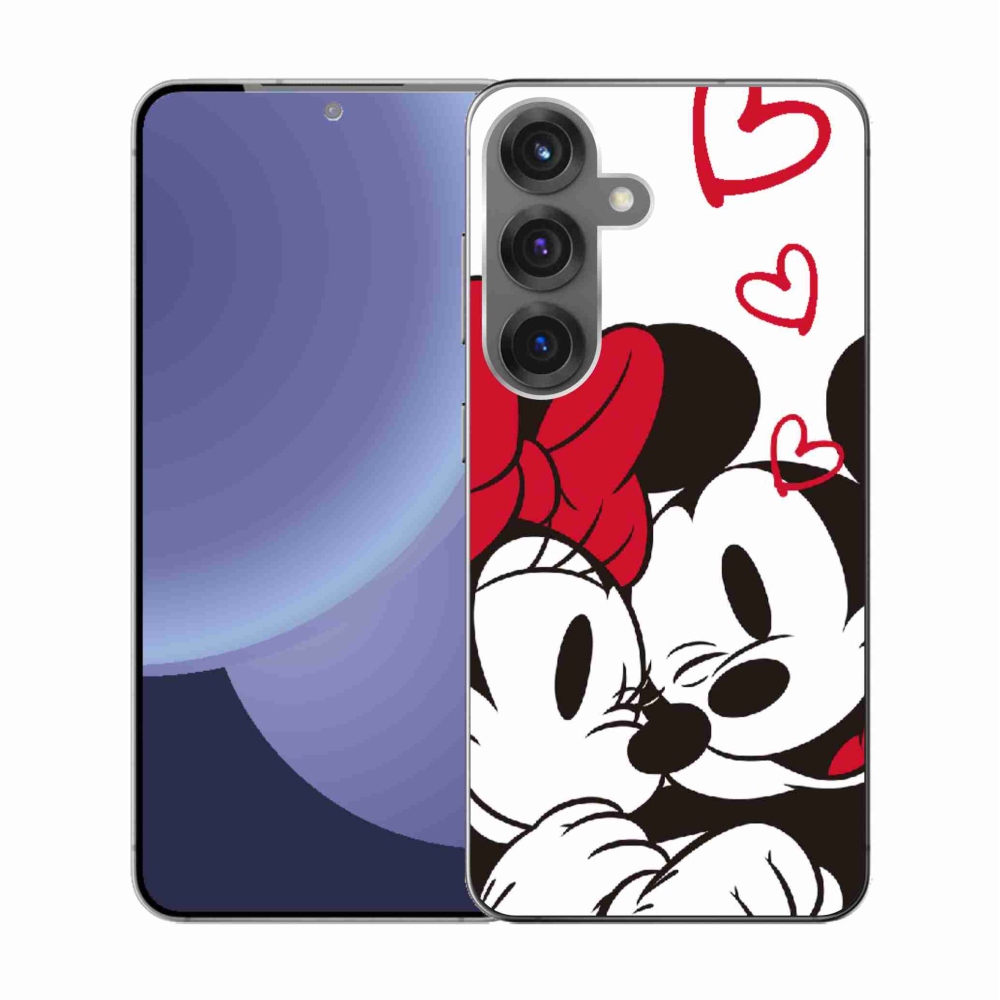 Gelový kryt mmCase na Samsung Galaxy S25 - minnie a mickey