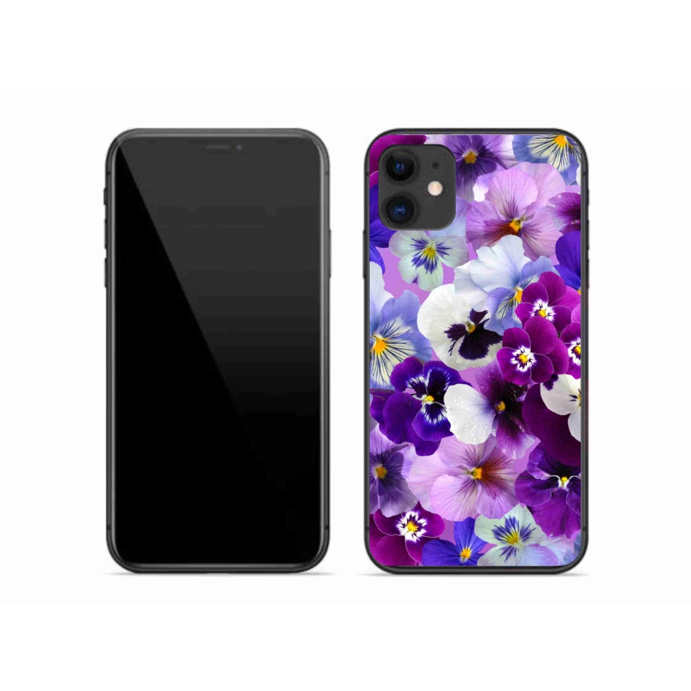 Gelový kryt mmCase na iPhone 11 - květiny 9