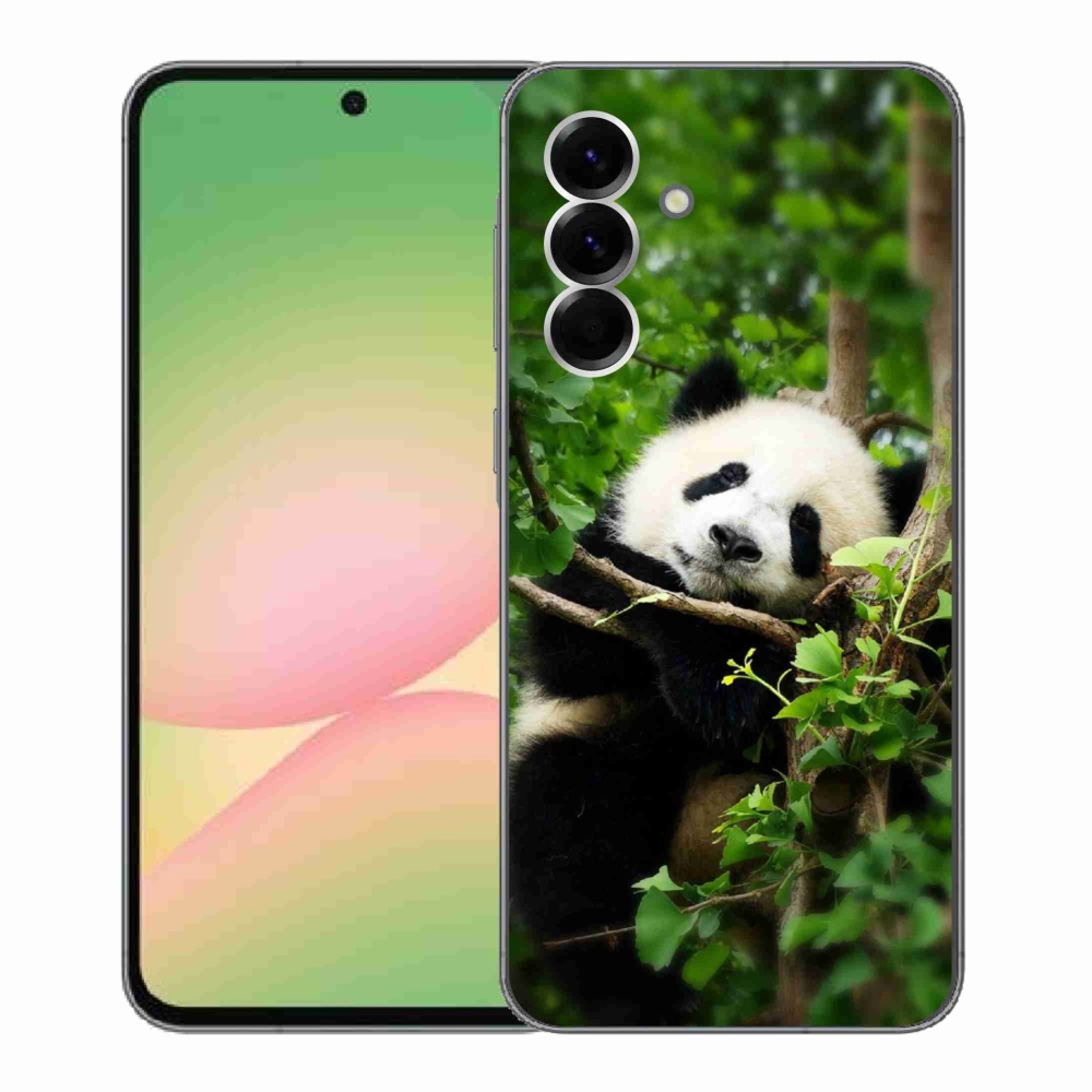 Gelový kryt mmCase na Samsung Galaxy A56 5G - panda