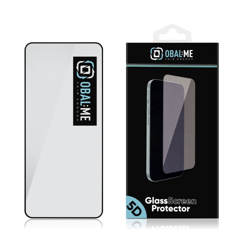 OBAL:ME 5D Tvrzené Sklo pro Motorola G57 Power Black 