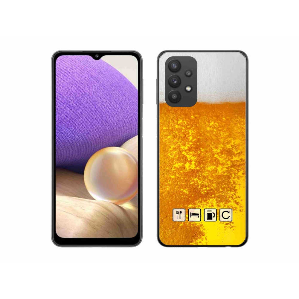 Gelový kryt mmCase na Samsung Galaxy A32 5G - pivní motiv 3