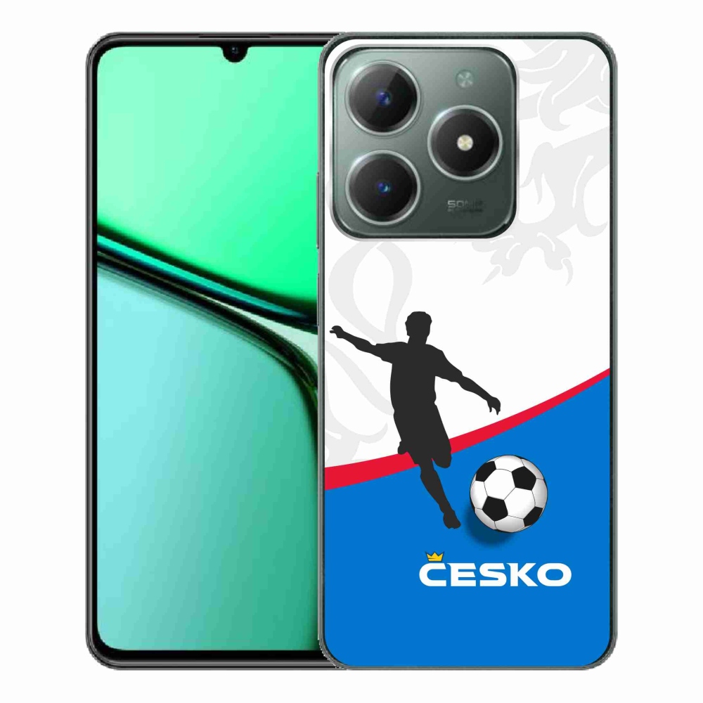 Gelový kryt mmCase na Realme C61 - fotbal Česko 1