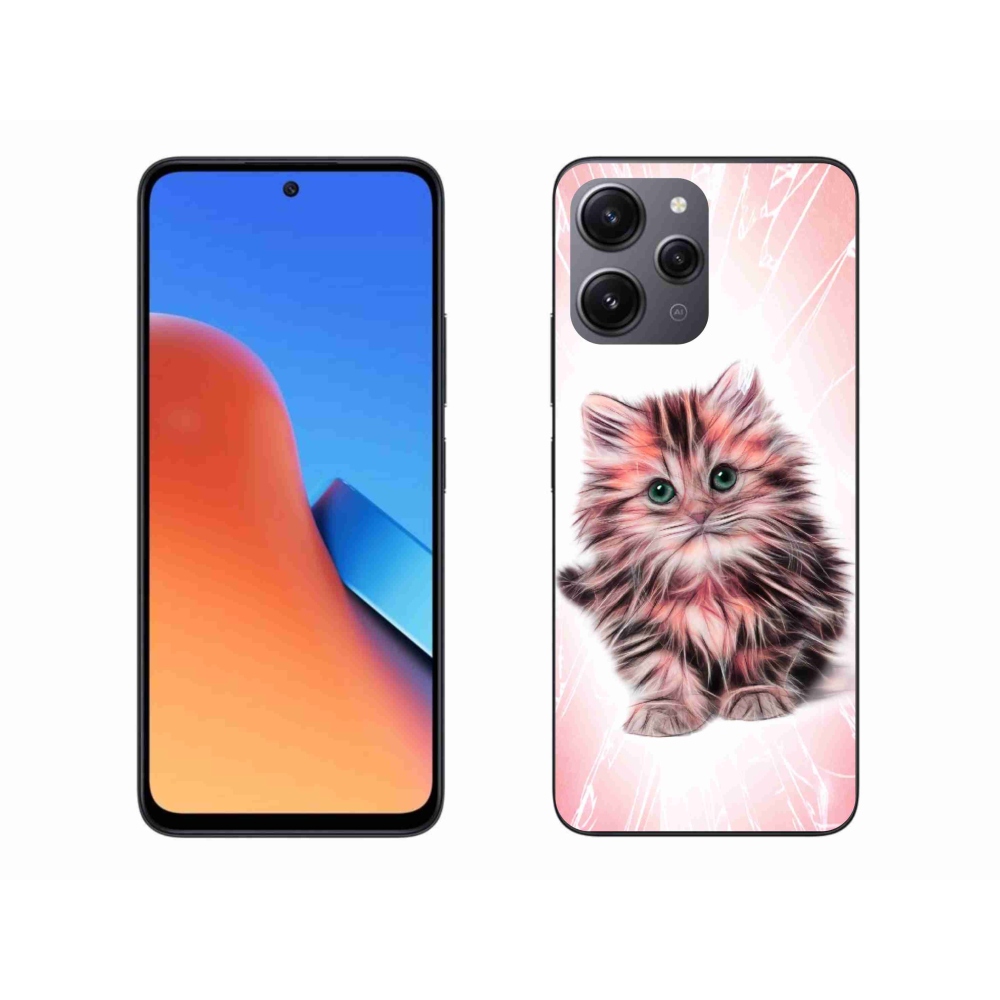 Gelový kryt mmCase na Xiaomi Redmi 12 - roztomilé kotě