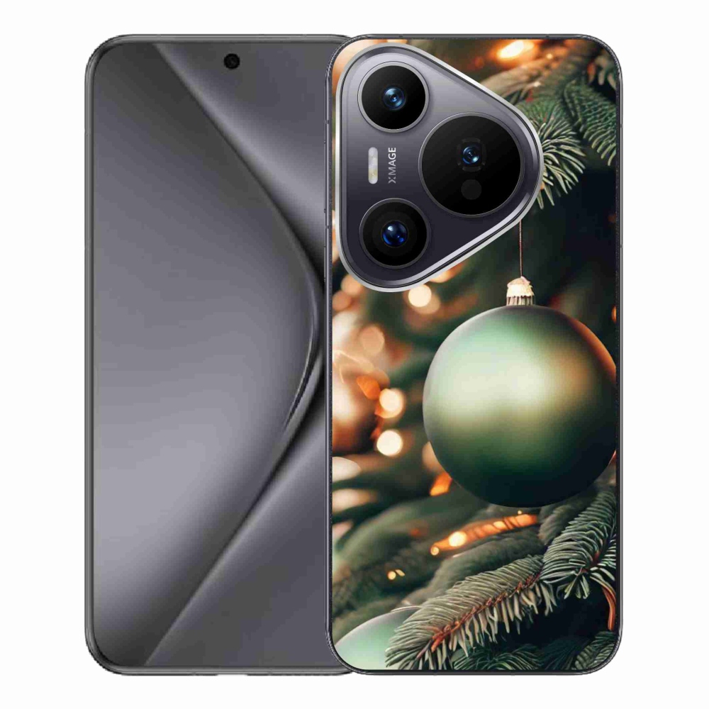 Gelový kryt mmCase na Huawei Pura 70 Pro - vánoční ozdoby 1