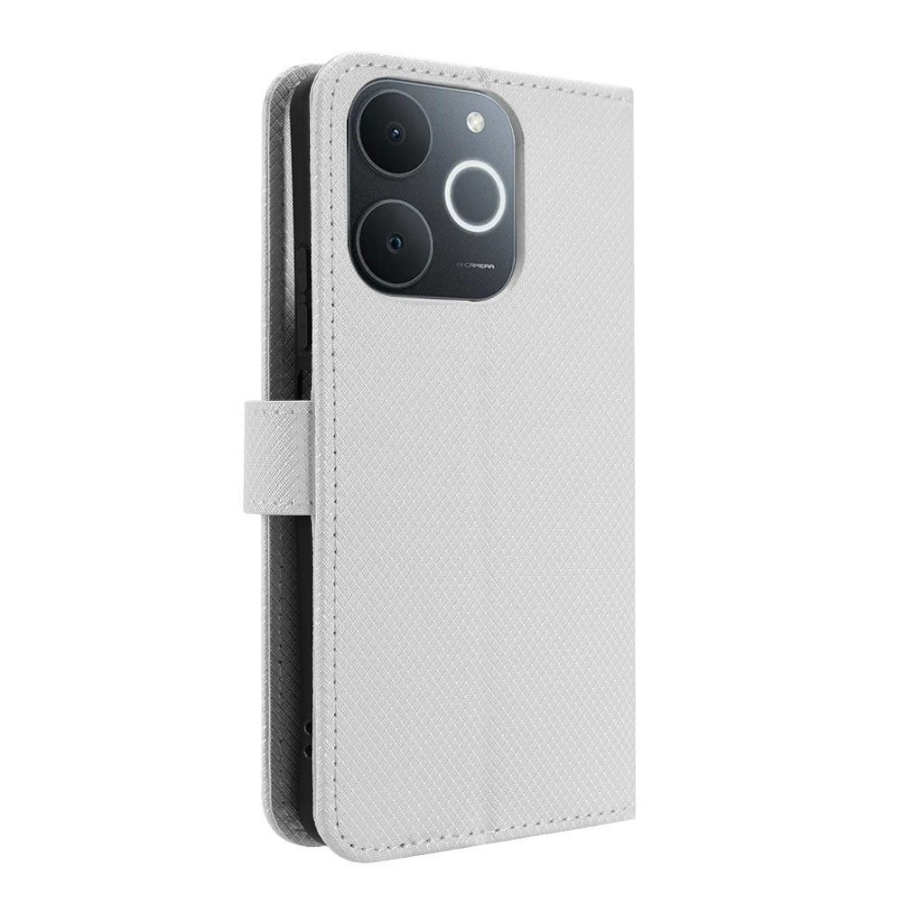 Diamond knížkové pouzdro na Realme Note 70T - bílé