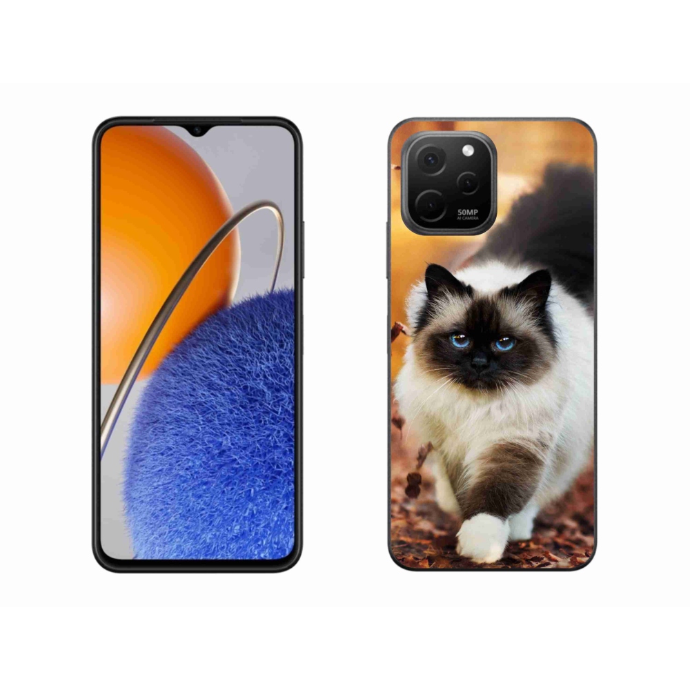Gelový obal mmCase na Huawei Nova Y61 - kočka