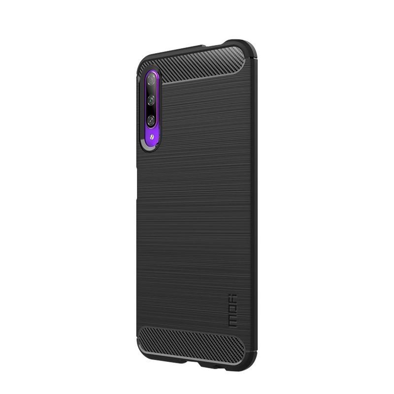 Fiber odolný gelový obal na mobil Huawei P Smart Pro (2019)/Honor 9X Pro - černý