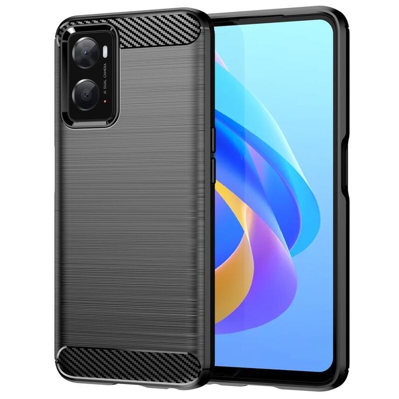 Fiber odolný gelový obal na mobil Realme 9i - černý