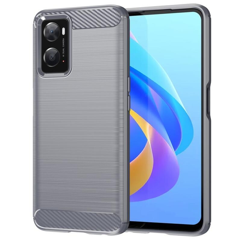 Fiber odolný gelový obal na mobil Realme 9i - šedý
