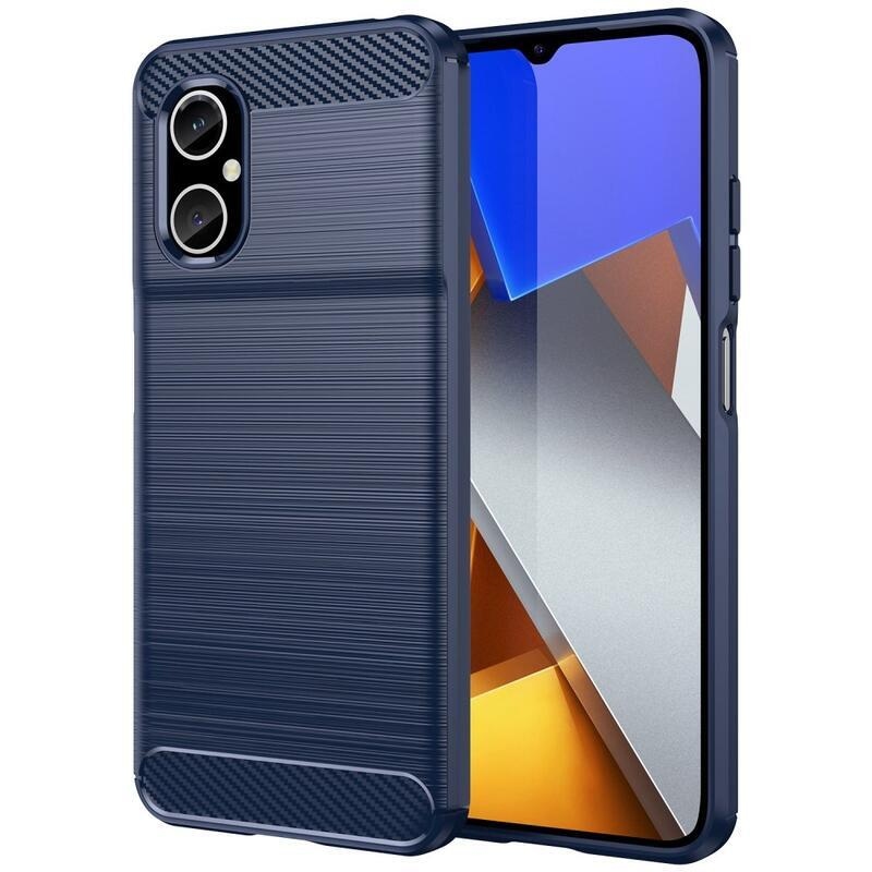 Fiber odolný gelový obal na mobil Xiaomi Poco M4 5G - modrý