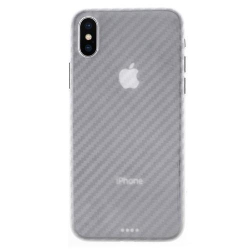 Fiber plastový obal na iPhone X - bílý