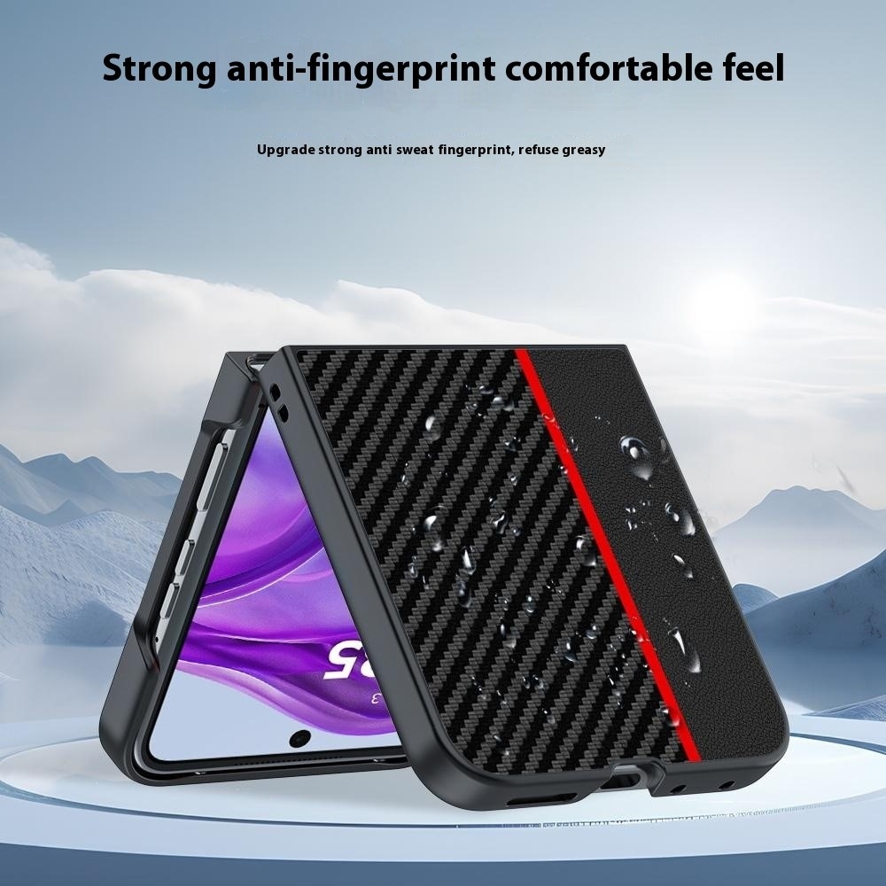 Fibers plastový kryt na mobil Motorola Razr 60 Ultra 5G - černý/červený