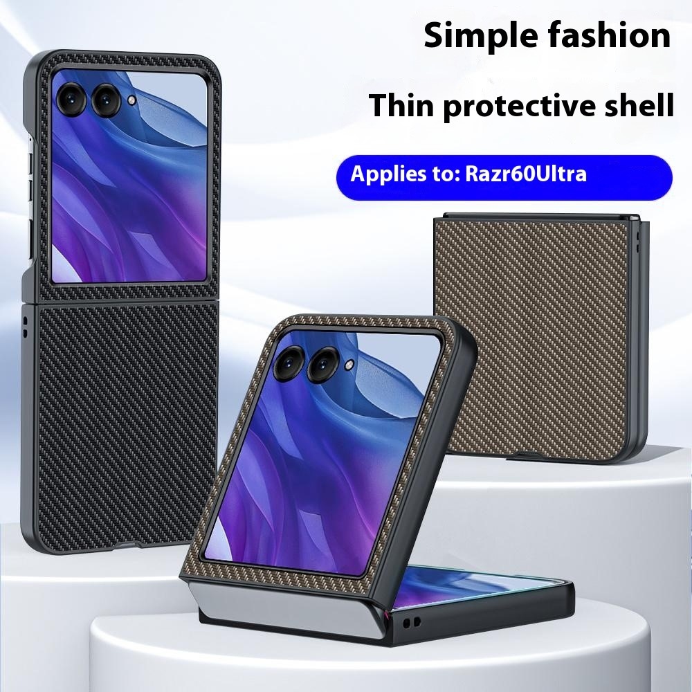 Fibers plastový kryt na mobil Motorola Razr 60 Ultra 5G - černý