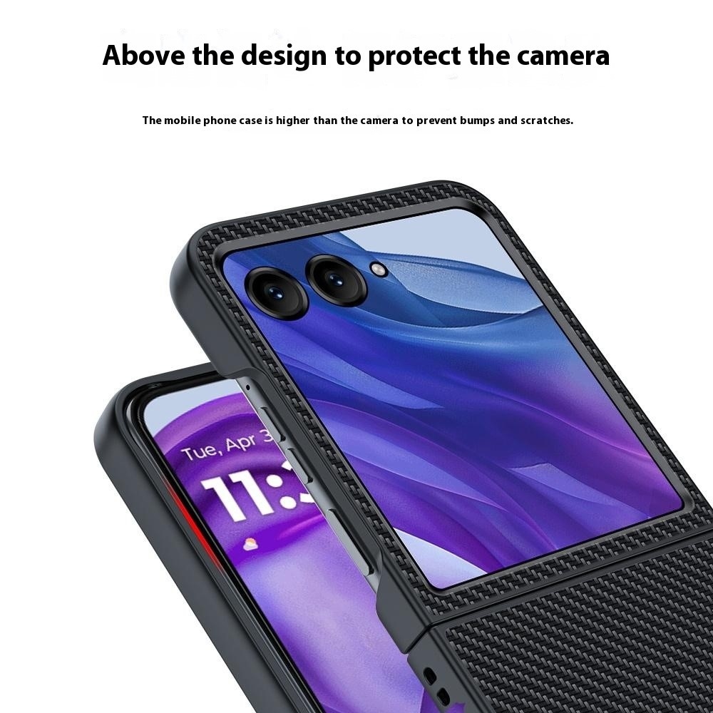 Fibers plastový kryt na mobil Motorola Razr 60 Ultra 5G - černý