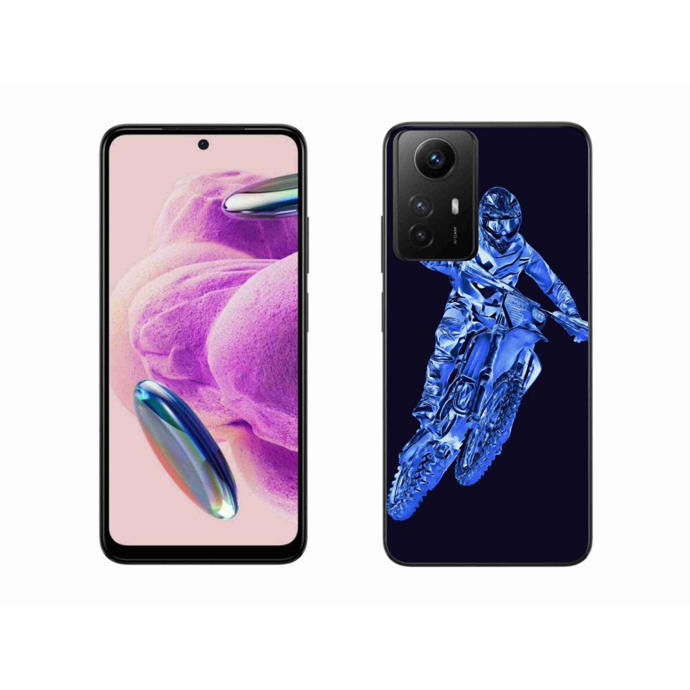Gelový kryt mmCase na Xiaomi Redmi Note 12S - motocross 1