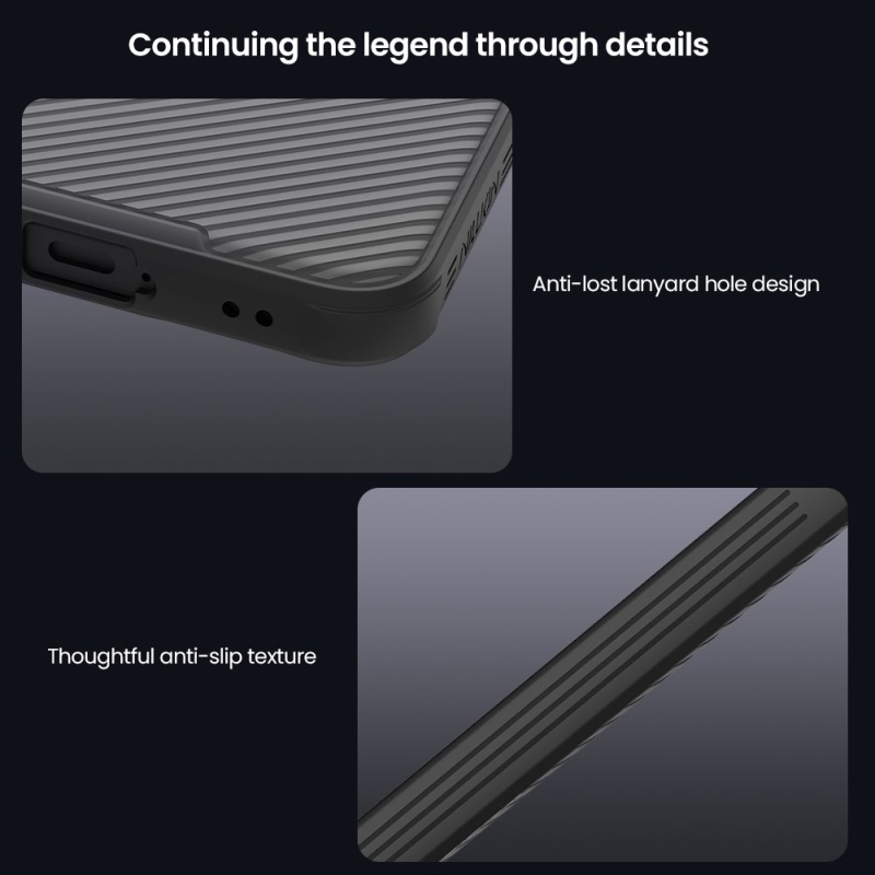 Nillkin CamShield PRO Magnetic Zadní Kryt pro Samsung Galaxy A57 Transparent Black