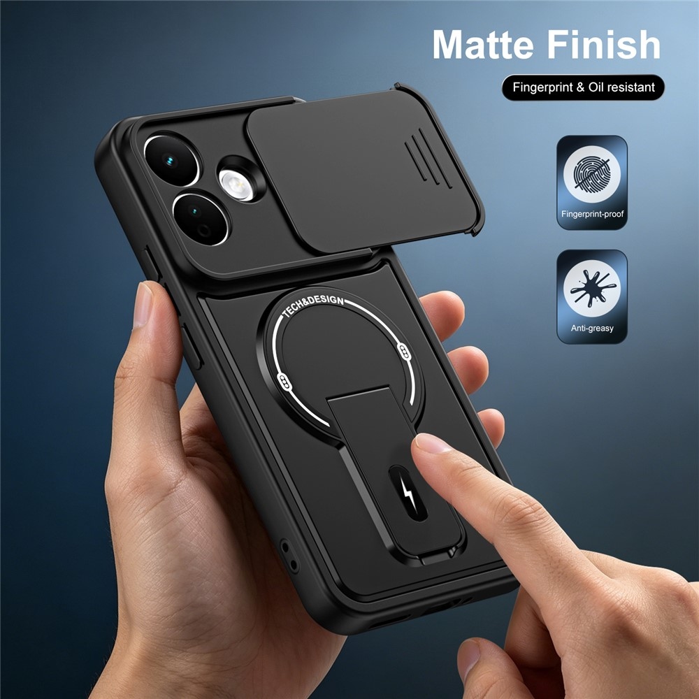Finish odolný kryt s MagSafe na mobil Xiaomi Redmi Note 17 4G/5G - černý