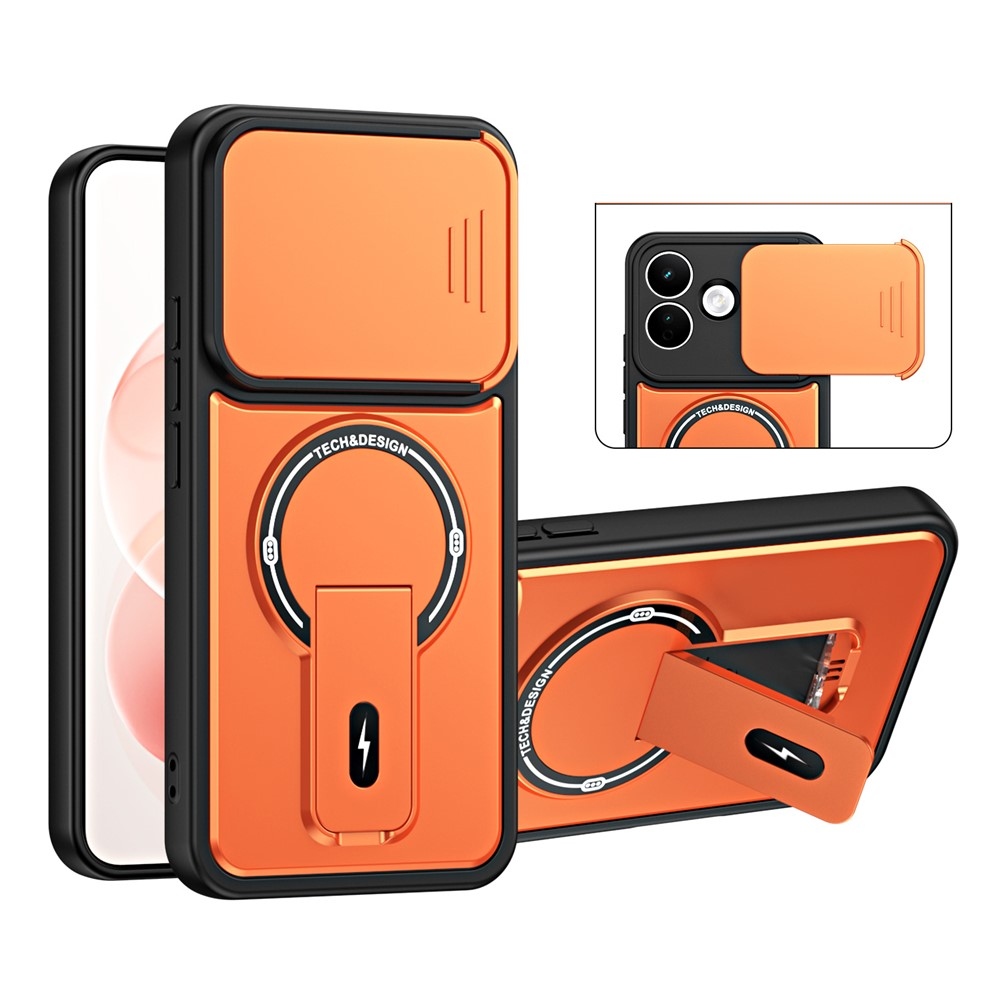 Finish odolný kryt s MagSafe na mobil Xiaomi Redmi Note 17 Pro 5G - oranžový