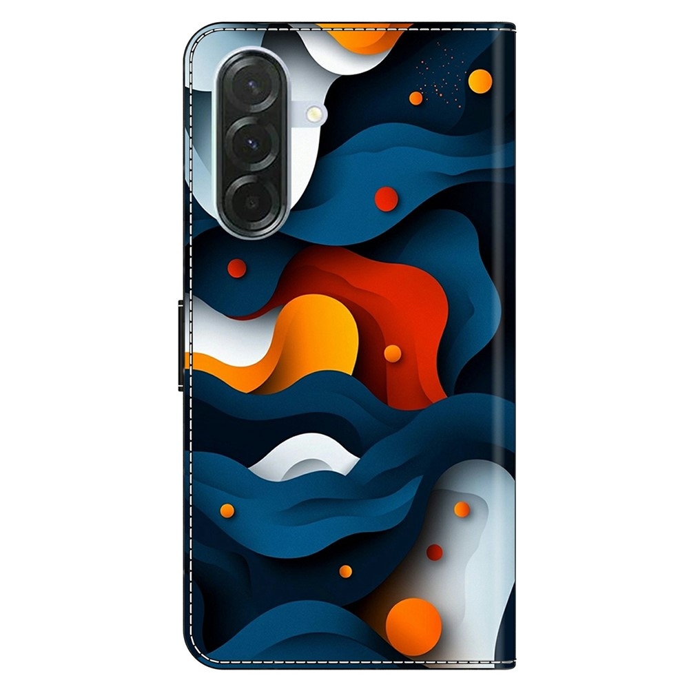 Firmly knížkové pouzdro na Samsung Galaxy A37 5G - abstraktní vzor