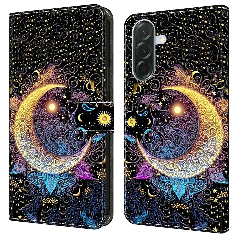 Firmly knížkové pouzdro na Samsung Galaxy A37 5G - měsíc