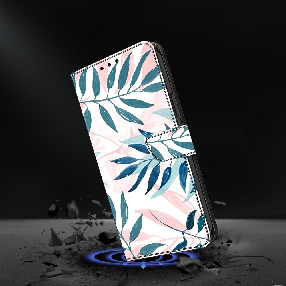 Firmly knížkové pouzdro na Samsung Galaxy A57 5G - kreslené květy