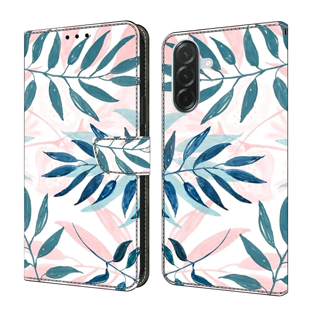 Firmly knížkové pouzdro na Samsung Galaxy A57 5G - kreslené květy