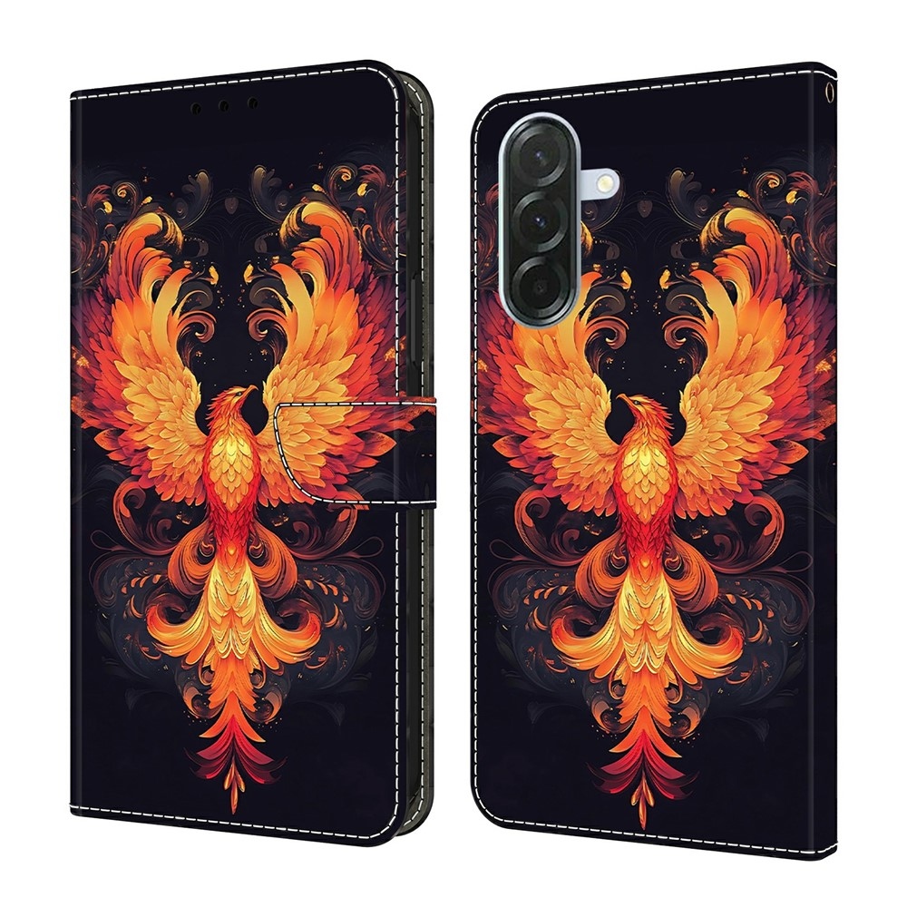 Firmly knížkové pouzdro na Samsung Galaxy A57 5G - ohnivý pták