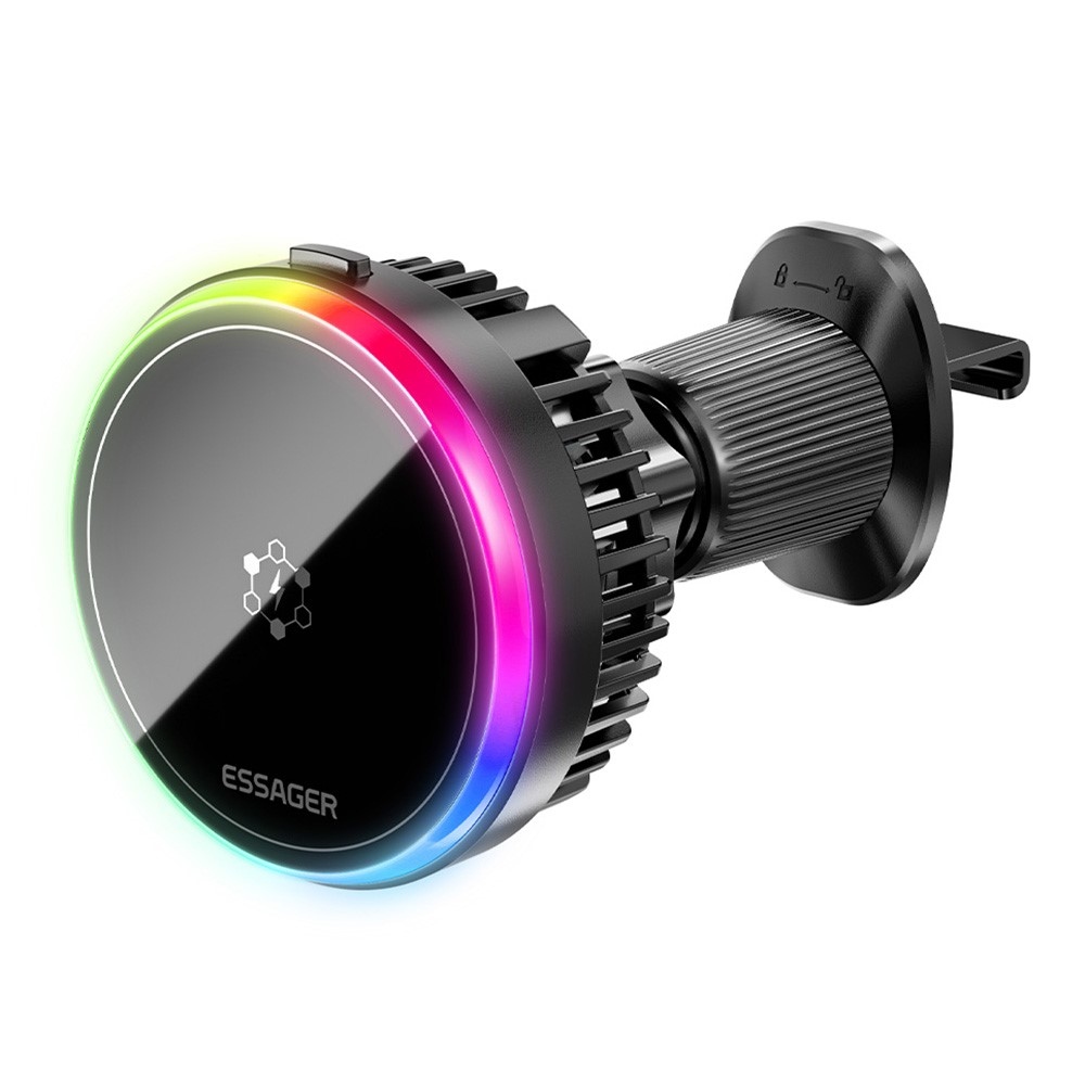 Essager magnetická bezdrátová nabíječka do auta 15W s chlazením