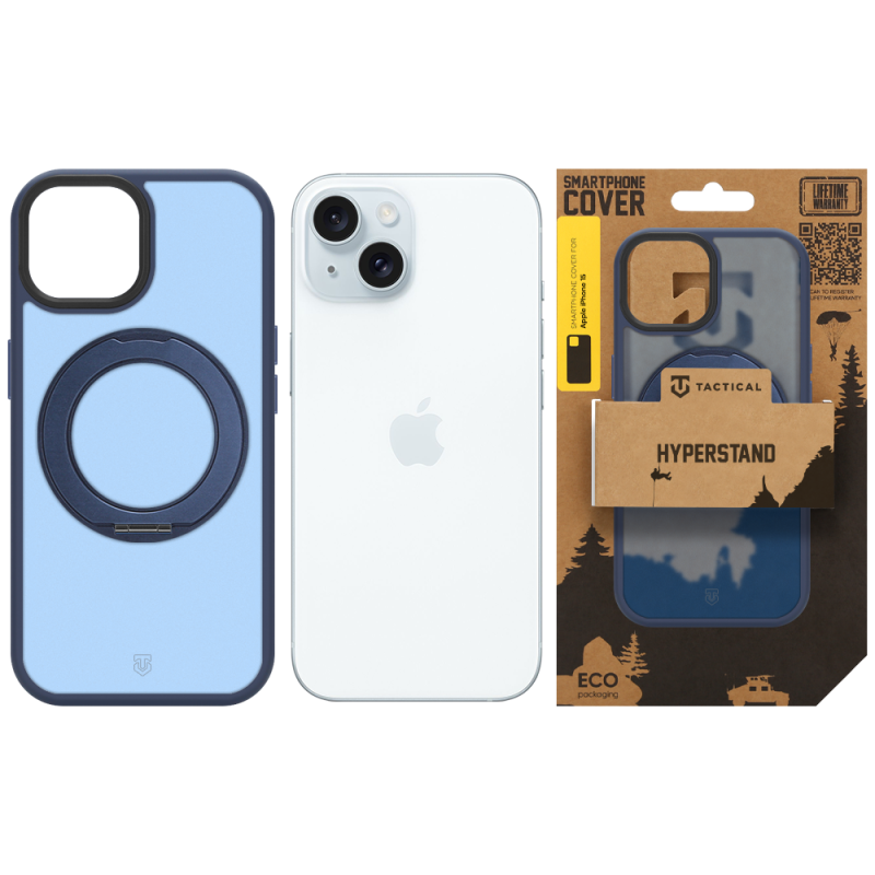 Tactical MagForce Hyperstand Kryt pro Apple iPhone 15 Deep Blue