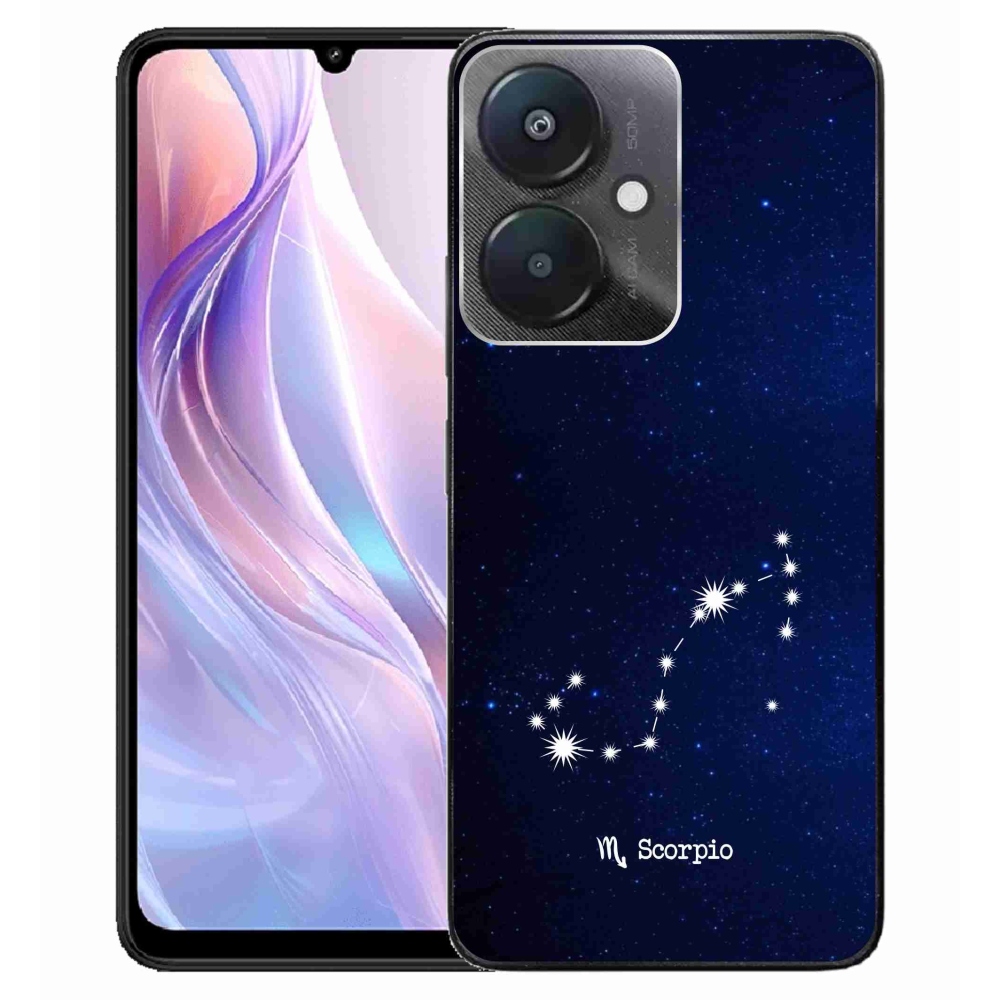Gelový kryt mmCase na Xiaomi Redmi 13C 5G  - souhvězdí Štíra
