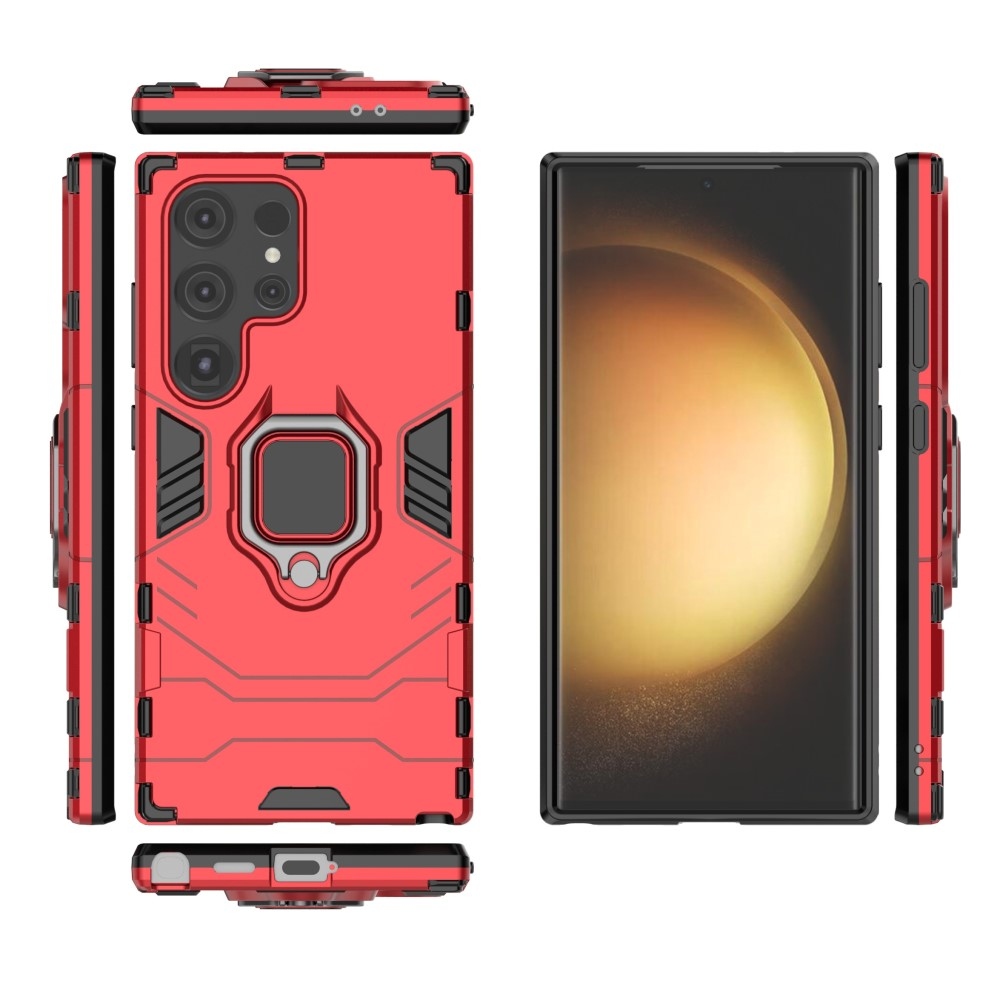 Guardy odolný kryt na Samsung Galaxy S24 Ultra - červený